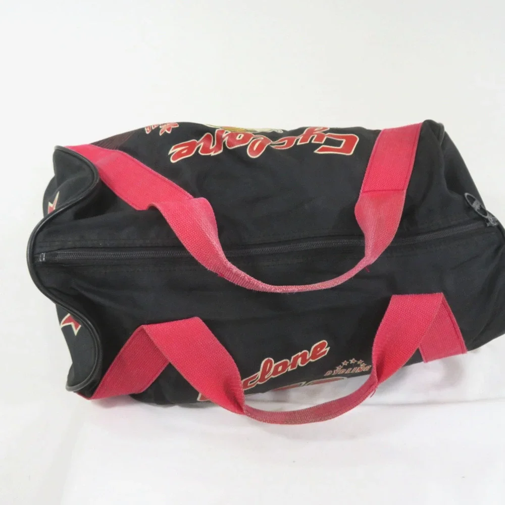 Adidas Cyclone Flushin Cycling 948 Roll Bag Black Red White 16x9x9 Vintage Rare!